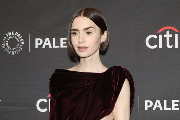 April 10, 2026, Los Angeles, California, USA: Lily Collins at the Netflix Emily in Paris event during PaleyFest LA at Dolby Theatre Los Angeles USA  - ZUMAg107 20260410_zep_g107_047 Copyright: xNinaxPrommerx