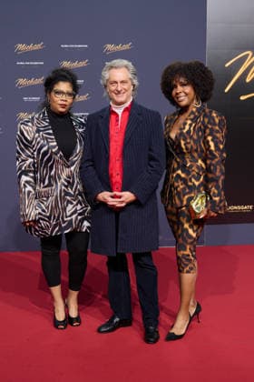 Marci Rodgers, Bill Corso und Carla Farmer - Internationale Premiere & Global Fan Celebration von Michael an der Uber Eats Music Hall in Berlin am 10.04.2026. Kinopremiere Michael