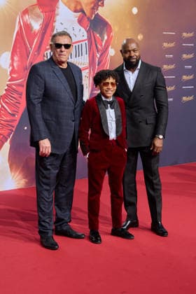 Graham King, Juliano Krue Valdi und Antoine Fuqua - Internationale Premiere & Global Fan Celebration von Michael an der Uber Eats Music Hall in Berlin am 10.04.2026. Kinopremiere Michael