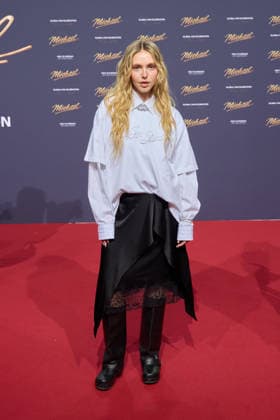 Lina Larissa Strahl - Internationale Premiere & Global Fan Celebration von Michael an der Uber Eats Music Hall in Berlin am 10.04.2026. Kinopremiere Michael