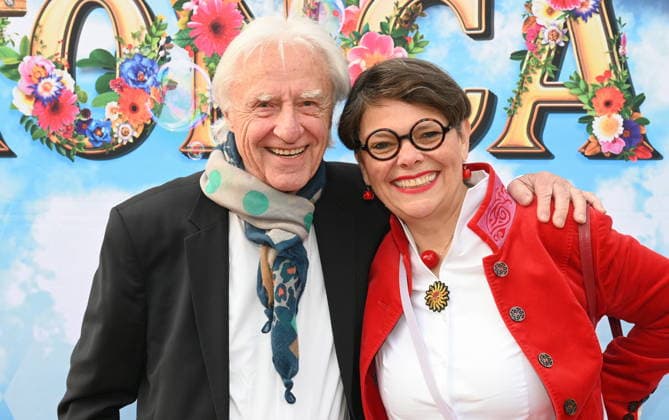 Der schweizer Kabarettist Emil Steinberger und seine Frau Niccel Steinberger kommt zur Kölner Premiere des Circus Roncalli
