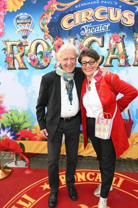 Der schweizer Kabarettist Emil Steinberger und seine Frau Niccel Steinberger kommt zur Kölner Premiere des Circus Roncalli