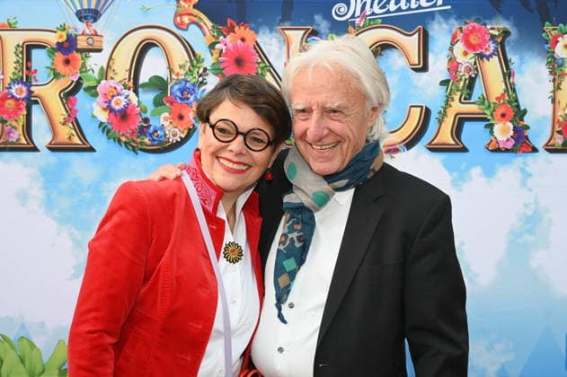 Der schweizer Kabarettist Emil Steinberger und seine Frau Niccel Steinberger kommt zur Kölner Premiere des Circus Roncalli