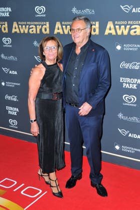 RADIO REGENBOGEN AWARD 2026. Roland und Marianne Mack anläßlich der Verleihung des Medienpreises aus Baden-Württemberg Radio Regenbogen Award am 10.04.2026 im Europapark Rust. 20260410MWI116501