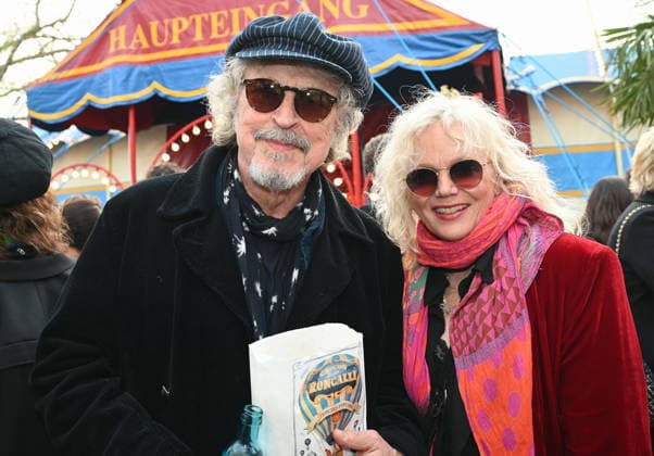 Musiker Wolfgang Niedecken und seine Frau Tina kommt zur Kölner Premiere des Circus Roncalli
