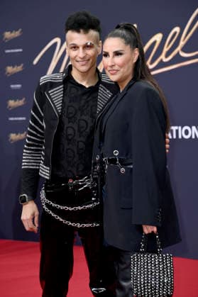 Prince Damien und Senna Gammour bei der Premiere des Kinofilms Michael in der Uber Eats Music Hall. Berlin, 10.04.2026