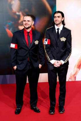 Michael , Weltpremiere auf dem Uber Platz, Berlin, 10.04.2026 Prince Michael Jackson und Jr. und Prince Michael Joseph Jackson II (Söhne von Michael Jackson) bei der Weltpremiere des Kinofilms Michael auf dem Uber Platz in Berlin am 10.04.2026 Berlin Uber Platz Copyright: xAnitaxBuggex