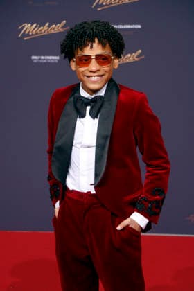 Michael , Weltpremiere auf dem Uber Platz, Berlin, 10.04.2026 Juliano Valdi bei der Weltpremiere des Kinofilms Michael auf dem Uber Platz in Berlin am 10.04.2026 Berlin Uber Platz Copyright: xAnitaxBuggex