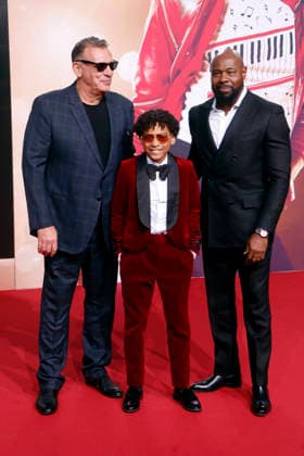 Michael , Weltpremiere auf dem Uber Platz, Berlin, 10.04.2026 Graham King, Juliano Valdi und Rrgisseur Antoine Fuqua bei der Weltpremiere des Kinofilms Michael auf dem Uber Platz in Berlin am 10.04.2026 Berlin Uber Platz Copyright: xAnitaxBuggex