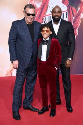 Graham King, Juliano Krue Valdi und Antoine Fuqua bei der Premiere des Kinofilms Michael in der Uber Eats Music Hall. Berlin, 10.04.2026