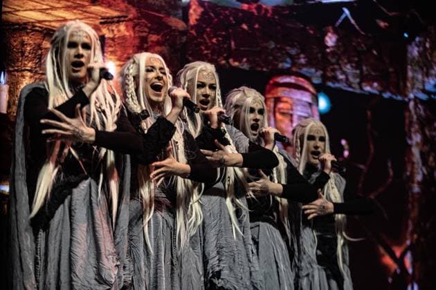 AMSTERDAM - Lelek (Croatia) performs at AFAS Live during Eurovision in Concert. During the concert, various participants perform their entries for the Song Contest. ANP PAUL BERGEN netherlands out - belgium out  Copyright: xx x555571946x originalFilename: 555571946.jpg