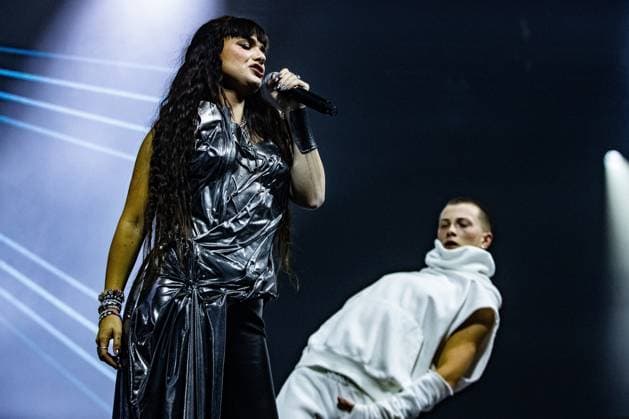 AMSTERDAM - Essyla (Belgium) performs at AFAS Live during Eurovision in Concert. During the concert, various participants perform their entries for the Song Contest. ANP PAUL BERGEN netherlands out - belgium out  Copyright: xx x555582763x originalFilename: 555582763.jpg