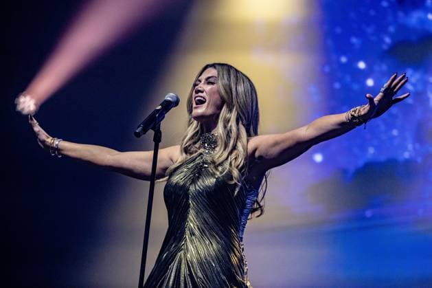 AMSTERDAM - Delta Goodrem (Australia) performs at AFAS Live during Eurovision in Concert. During the concert, various participants perform their entries for the Song Contest. ANP PAUL BERGEN netherlands out - belgium out  Copyright: xx x555592164x originalFilename: 555592164.jpg