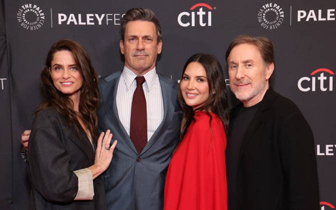 Entertainment Bilder des Tages #2 2026 PaleyFest LA - Apple TV s Your Friends and Neighbors Olivia Munn, Jonathan Tropper, Jon Hamm, Amanda Peet, Olivia Munn, Jonathan Tropper, Jon Hamm, Rita Cooper Lee, Amanda Peet At 2026 PaleyFest LA - Apple TV s Your Friends and Neighbors At The Dolby Theatre In Los Angeles CA, USA on April 11 , 2026. Photo by Fati S ABACAPRESS.COM Hollywood CA United States  Copyright: xFatixSadou ABACAPRESS.COMx