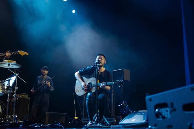 Toe performing live at Troxy in London, United Kingdom, on 11 April 2026 Toe performing live at Troxy in London, United Kingdom, on 11 April 2026, Credit:Sarah Tsang Avalon  Copyright: xSarahxTsangx xAvalonx 1090307772