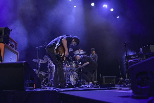 Toe performing live at Troxy in London, United Kingdom, on 11 April 2026 Toe performing live at Troxy in London, United Kingdom, on 11 April 2026, Credit:Sarah Tsang Avalon  Copyright: xSarahxTsangx xAvalonx 1090307926