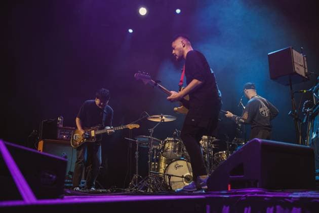 Toe performing live at Troxy in London, United Kingdom, on 11 April 2026 Toe performing live at Troxy in London, United Kingdom, on 11 April 2026, Credit:Sarah Tsang Avalon  Copyright: xSarahxTsangx xAvalonx 1090307997