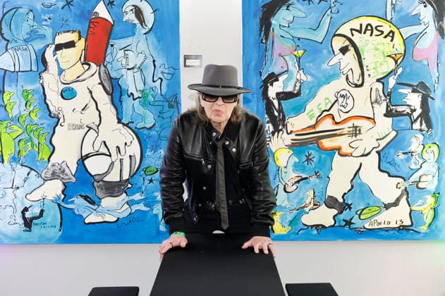 Udo Lindenberg bei der Eröffnung der Ausstellung Keine Panik in Werl - Das Udo Lindenberg Universum in den Walentowski Galerien. Werl, 11.04.2026 *** Udo Lindenberg at the opening of the exhibition Keine Panik in Werl The Udo Lindenberg Universe in the Walentowski Galleries Werl, 11 04 2026 Foto:xT.xSchröerx xFuturexImagex lindenberg_6469