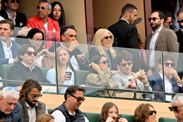 Armand Duplantis and his partner Desiré Inglander, Charles Leclerc and his wife Alexandra with Charles brother Arthur Celebrities at the final of the Rolex Monte Carlo Masters at the Monte Carlo Country Club in Monaco on 12 April 2026 Bruno Bebert Bestimage Celebrities at the final of the Rolex Monte Carlo Masters at the Monte Carlo Country Club in Monaco on 12 April 2026 Monte Carlo Monaco  Copyright: xBrunoxBebertx xBestimagexBrunoxBebertx xBestimagex