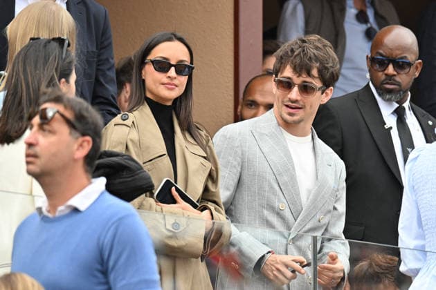 Charles Leclerc and his wife Alexandra Celebrities at the final of the Rolex Monte Carlo Masters at the Monte Carlo Country Club in Monaco on 12 April 2026 Bruno Bebert Bestimage Celebrities at the final of the Rolex Monte Carlo Masters at the Monte Carlo Country Club in Monaco on 12 April 2026 Monte Carlo Monaco  Copyright: xBrunoxBebertx xBestimagexBrunoxBebertx xBestimagex