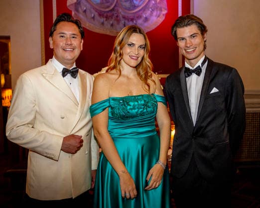 11-04-2026 Rome Clemens van Steijn, H.H. Princess Olimpia Colonna di Paliano and Vincent Baron von Preuschen von und zu Liebenstein attends the Convivia Romana Gala Weekend of the Black Tulip Society Italy Â  Copyright: xPPEx