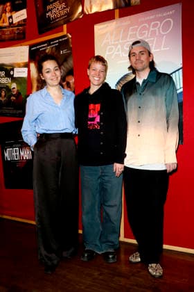 Allegro Pastell , Filmpremiere im Delphi Lux, Berlin, 12.04.2026 Regisseurin Anna Roller, Hauptdarstellerin Syl Faligant und Romanautor Leif Randt bei der Berlin Premiee von ALLEGRO PASTELL im Delphi LUX Kino in Berlin am 12.04.2025 Berlin Delphi Lux Copyright: xAnitaxBuggex