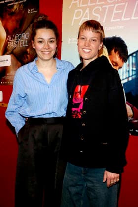 Allegro Pastell , Filmpremiere im Delphi Lux, Berlin, 12.04.2026 Regisseurin Anna Roller und Hauptdarstellerin Syl Faligant bei der Berlin Premiee von ALLEGRO PASTELL im Delphi LUX Kino in Berlin am 12.04.2025 Berlin Delphi Lux Copyright: xAnitaxBuggex