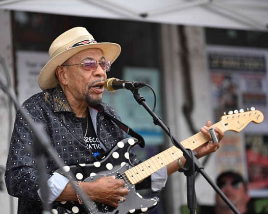 April 12, 2026, Clarksdale, Ms, United States of America: JOHN PRIMER during day five of the 2026 Juke Joint Festival on April 12, 2026 in Clarksdale, Mississippi. Clarksdale United States of America - ZUMAw132 20260412_zap_w132_008 Copyright: xTomxWalkox