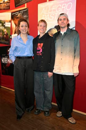 Anna Roller, Silvaine Faligant und Leif Randt beim Special Screening des Kinofilms Allegro Pastel im Delphi Lux Kino. Berlin, 12.04.2026