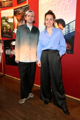 Leif Randt und Anna Roller beim Special Screening des Kinofilms Allegro Pastel im Delphi Lux Kino. Berlin, 12.04.2026