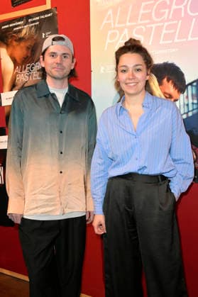 Leif Randt und Anna Roller beim Special Screening des Kinofilms Allegro Pastel im Delphi Lux Kino. Berlin, 12.04.2026