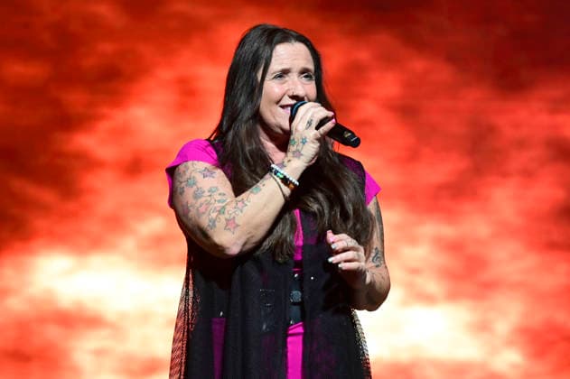 Daniela Alfinito live bei einem Konzert in der in der Messe- & Veranstaltungshalle. Löbau, 12.04.2026