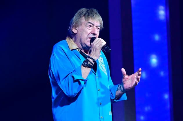 Bernd Ulrich von Die Amigos live bei einem Konzert der erLebe jetzt! -Tour in der Messe- & Veranstaltungshalle. Löbau, 12.04.2026