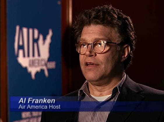 2004 - Outfoxed - Movie Set RELEASE DATE: 2004. MOVIE TITLE: Outfoxed: Rupert Murdoch s War on Journalism. STUDIO: Carolina Productions. PLOT: Documentary on reported Conservative bias of the Rupert Murdoch-owned Fox News Channel (FNC), which promotes itself as Fair and Balanced . Material includes interviews with former FNC employees and the inter-office memos they provided. PICTURED: AL FRANKEN as Himself. Hollywood California USA Copyright: xCarolinaxProductionsx