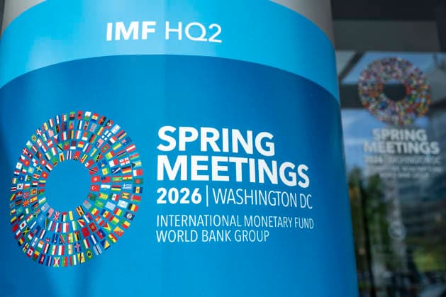 The 2026 Annual International Monetary Fund Spring Meetings begin in Washington, DC on Monday, April 13, 2026.  WAP20260413333 BONNIExCASH