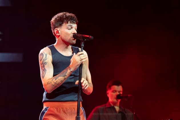 Louis Tomlinson Performs in Madrid, Spain - 13 Apr 2026 Singer Louis Tomlinson performs at the Movistar Arena in Madrid. Madrid Spain Copyright: xAtilanoxGarciax xSOPAxImagesx photos12809