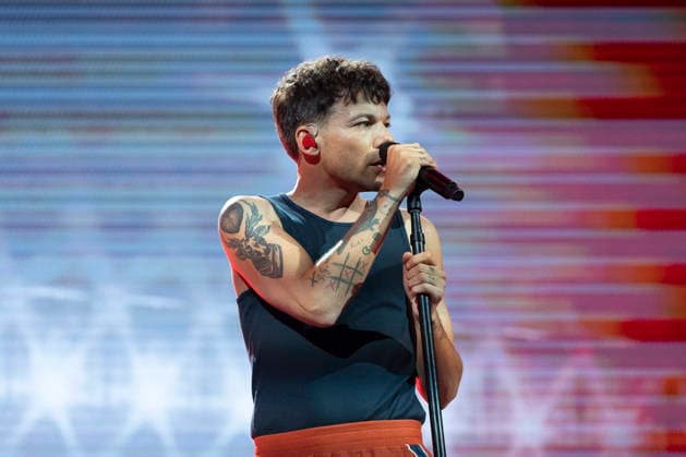 Louis Tomlinson Performs in Madrid, Spain - 13 Apr 2026 Singer Louis Tomlinson performs at the Movistar Arena in Madrid. Madrid Spain Copyright: xAtilanoxGarciax xSOPAxImagesx photos12816