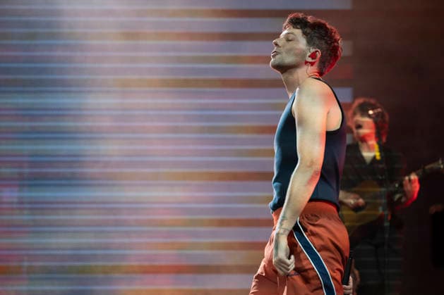 Louis Tomlinson Performs in Madrid, Spain - 13 Apr 2026 Singer Louis Tomlinson performs at the Movistar Arena in Madrid. Madrid Spain Copyright: xAtilanoxGarciax xSOPAxImagesx photos12825