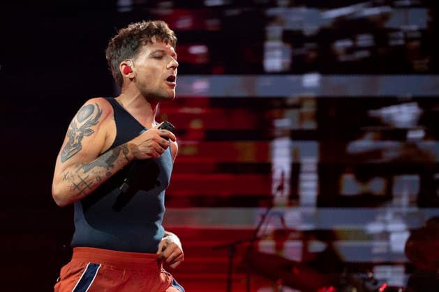 Louis Tomlinson Performs in Madrid, Spain - 13 Apr 2026 Singer Louis Tomlinson performs at the Movistar Arena in Madrid. Madrid Spain Copyright: xAtilanoxGarciax xSOPAxImagesx photos12837