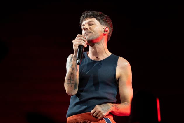 Louis Tomlinson Performs in Madrid, Spain - 13 Apr 2026 Singer Louis Tomlinson performs at the Movistar Arena in Madrid. Madrid Spain Copyright: xAtilanoxGarciax xSOPAxImagesx photos12842