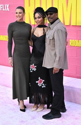 Netflix™s ˜Roommates™ Premiere Paige Butcher, Bella Murphy and Eddie Murphy arriving to Netflix™s Roommates premiere held at the Egyptian Theatre on April 13, 2026 in Hollywood, CA. Hollywood Egyptian Theatre California USA Copyright: xStarbuck xAFF-USA.COMx
