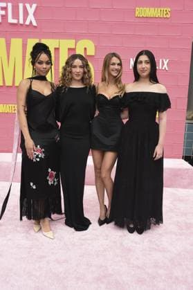Bella Murphy, Jaya Harper, Chloe East, Sadie Sandler at arrivals for ROOMMATES Premiere, The Egyptian Theatre Hollywood, Los Angeles, CA, April 13, 2026. Photo By: Elizabeth Goodenough Everett Collection ROOMMATES Premiere PUBLICATIONXNOTxINxCANxCHNxFRAxITAxJPNxNORxPOLxRUSxESPxUKxUSA