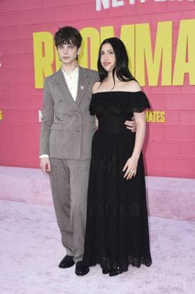 Aidan Langford, Sadie Sandler at arrivals for ROOMMATES Premiere, The Egyptian Theatre Hollywood, Los Angeles, CA, April 13, 2026. Photo By: Elizabeth Goodenough Everett Collection ROOMMATES Premiere PUBLICATIONXNOTxINxCANxCHNxFRAxITAxJPNxNORxPOLxRUSxESPxUKxUSA