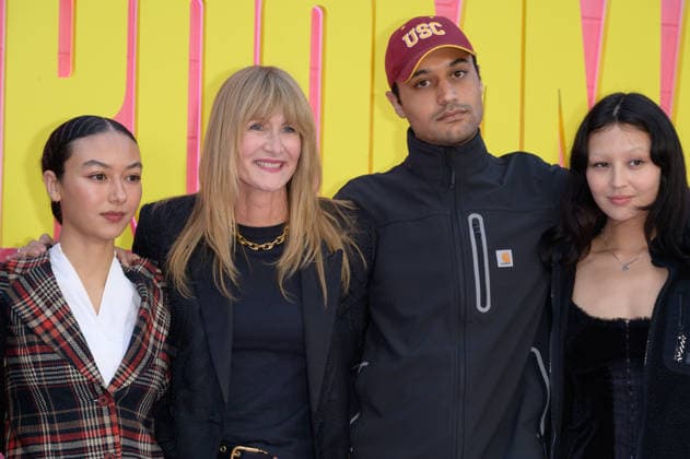 Roommates Premiere - Los Angeles, USA LOS ANGELES, USA. April 13, 2026: Harris Harper, Laura Dern, Charles Joseph Harper & Luna Li at the premiere for Roommates at the Egyptian Theatre. Los Angeles CA USA  Copyright: xPaulxSmith Featureflashx