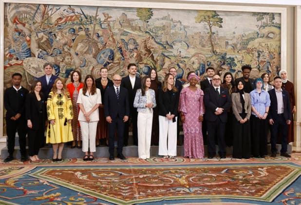 Queen Letizia receives at La Zarzuela Palace a representation of the United Nations Refugee Agency UNHCR Queen Letizia receives at La Zarzuela Palace a representation of the United Nations Refugee Agency UNHCR on the occasion of the 75th anniversary of the organization, on April 14, 2026, in Madrid Spain AUDIENCE ROYAL HOUSE QUEEN LETIZIA UNHCR 14 APRIL 2026 Antonio Gutié Madrid Madrid Madrid Spain  Copyright: xAntonioxGutiÃ rrezx 7438064