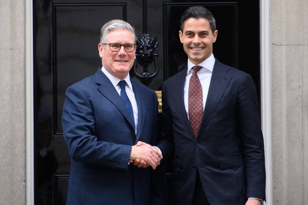Dutch PM Visit at Downing Street, London, UK - Tuesday 14 April 2026 British Prime Minister Sir Keir Starmer, Rob Jetten - Prime Minister of Netherlands arrives for a bilateral meeting with British Prime Minister Sir Keir Starmer in Downing Street, London, England, UK on Tuesday 14 April, 2026., Credit:Justin Ng Avalon UK, England, London, Downing Street  Copyright: xJustinxNgx xAvalonx 1090935003