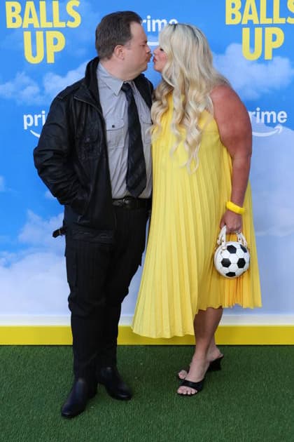 Balls Up Premiere Los Angeles Ca April 14: Paul Walter Hauser and Amy Boland Hauser at the premiere of Amazon MGM s Balls Up at Harmony Gold in Los Angeles on April 14, 2026 Credit: AdMedia EDITORIAL USE ONLY  Copyright: xx AdMediax admphotostwo981940