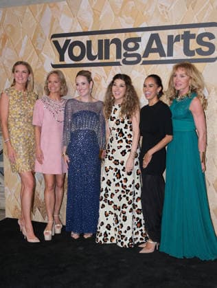New York, NY Sarah Arison, Michi Jigarjian, Gillian Hearst Shaw, Marisa Tomei, Misty Copeland and Sandy Tamer at the 2026 Young Arts New York Gala on April 14, 2026 Credit Chris Gonzalez AdMedia 455057 2026 04 14  Copyright: xAdMediax STAR_455057_023