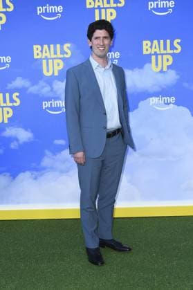 Andrew Muscato at arrivals for BALLS UP Premiere, Harmony Gold Theater, Los Angeles, CA, April 14, 2026. Photo By: Elizabeth Goodenough Everett Collection BALLS UP Premiere PUBLICATIONXNOTxINxCANxCHNxFRAxITAxJPNxNORxPOLxRUSxESPxUKxUSA