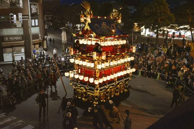 News Bilder des Tages #2 Takayama Spring Festival in central Japan A float is paraded in Takayama in the central Japan prefecture of Gifu on April 14, 2026, the first day of the two-day annual Spring Takayama Festival that was added to UNESCO s Intangible Cultural Heritage list in 2016.  A14AA0005459852P